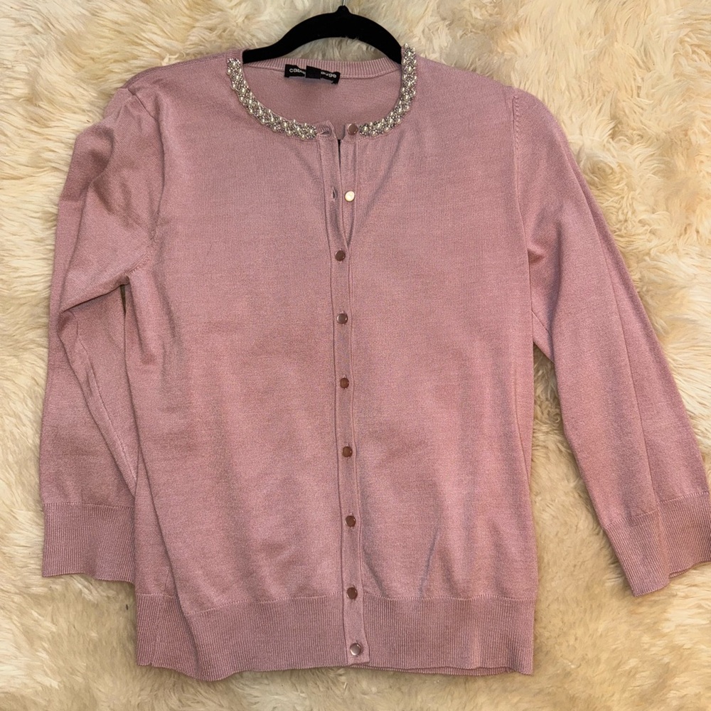 Mauve cardigan